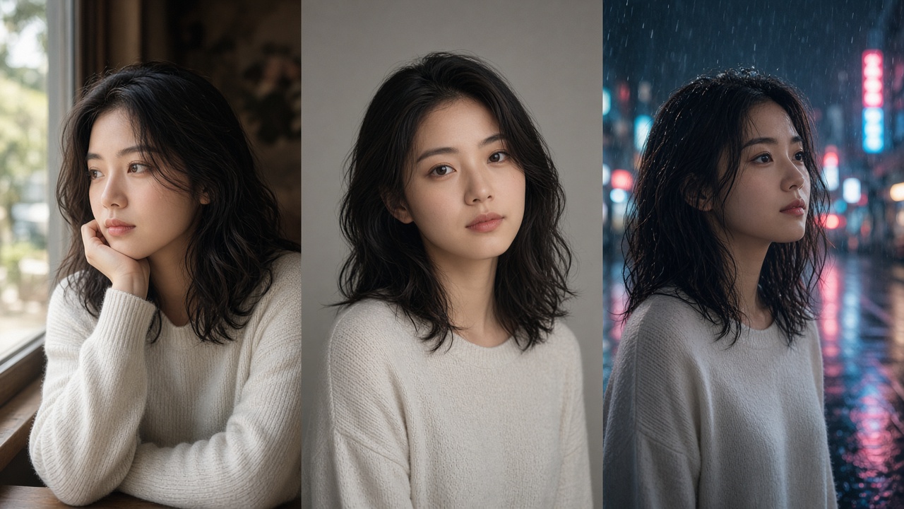 Illustrative example of a consistent subject across image variations